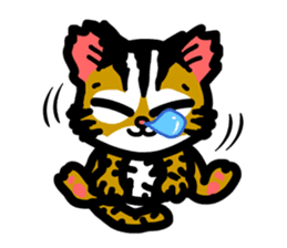 P. bengalensis love you sticker #503950