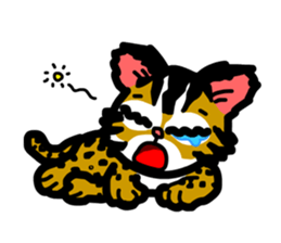 P. bengalensis love you sticker #503952