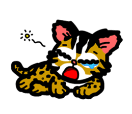 P. bengalensis love you sticker #503952