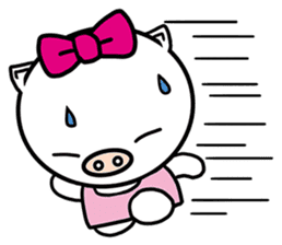 Holiday pig - Guda and Sarara sticker #504376