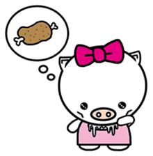 Holiday pig - Guda and Sarara sticker #504382