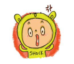 big head baby 2 sticker #504704