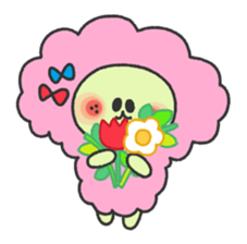 Stardust planet sticker #505053