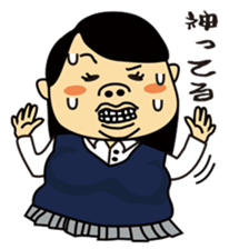 Four Japanese High school girls sticker #505235
