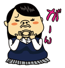 Four Japanese High school girls sticker #505237