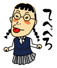 Four Japanese High school girls sticker #505238