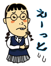 Four Japanese High school girls sticker #505240