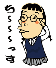 Four Japanese High school girls sticker #505241
