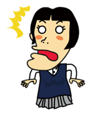 Four Japanese High school girls sticker #505243