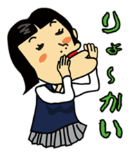 Four Japanese High school girls sticker #505244