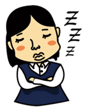 Four Japanese High school girls sticker #505249