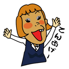 Four Japanese High school girls sticker #505258