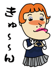 Four Japanese High school girls sticker #505264