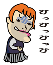 Four Japanese High school girls sticker #505266