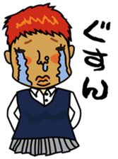 Four Japanese High school girls sticker #505269