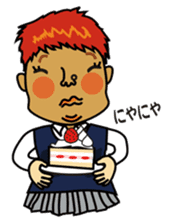 Four Japanese High school girls sticker #505270