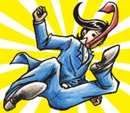 Ecstatic Yamada sticker #506629