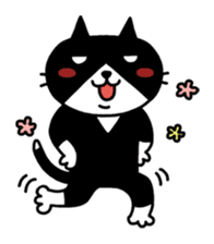 Tuxedo cat Kuroyama sticker #506714