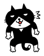 Tuxedo cat Kuroyama sticker #506722