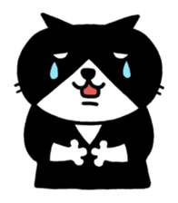 Tuxedo cat Kuroyama sticker #506723