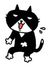 Tuxedo cat Kuroyama sticker #506725