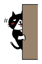 Tuxedo cat Kuroyama sticker #506726