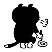 Tuxedo cat Kuroyama sticker #506727