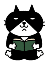 Tuxedo cat Kuroyama sticker #506732