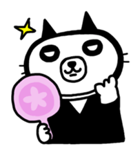Tuxedo cat Kuroyama sticker #506734