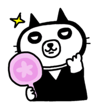 Tuxedo cat Kuroyama sticker #506734