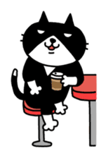 Tuxedo cat Kuroyama sticker #506747