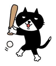 Tuxedo cat Kuroyama sticker #506748