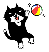 Tuxedo cat Kuroyama sticker #506749