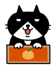 Tuxedo cat Kuroyama sticker #506750