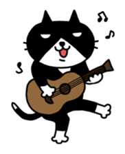 Tuxedo cat Kuroyama sticker #506752