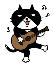 Tuxedo cat Kuroyama sticker #506752