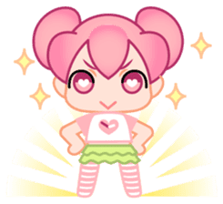 time girl sticker #506785