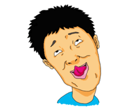 Full funny Face sticker #507394