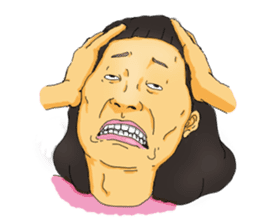 Full funny Face sticker #507395