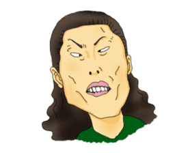 Full funny Face sticker #507396