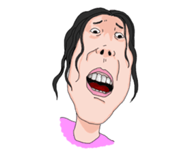 Full funny Face sticker #507398