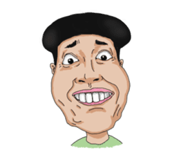 Full funny Face sticker #507400