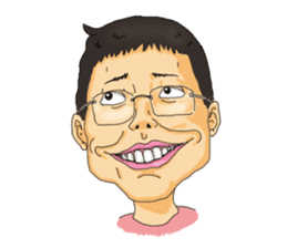 Full funny Face sticker #507411