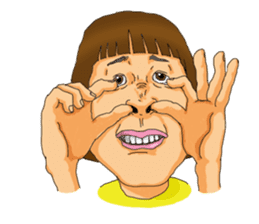 Full funny Face sticker #507423