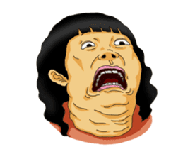Full funny Face sticker #507431