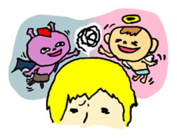 ANGEL & DEMON sticker #507689