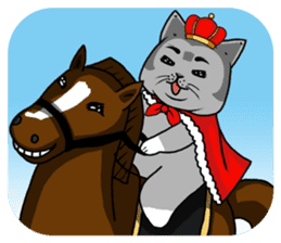 Meow King sticker #507955