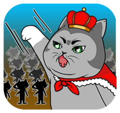 Meow King sticker #507956