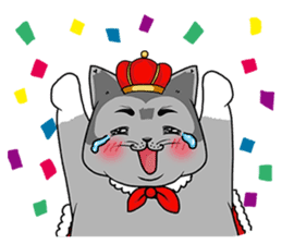 Meow King sticker #507957