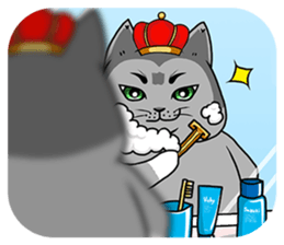Meow King sticker #507958